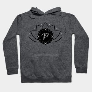 P - Lotus Flower Monogram Hoodie